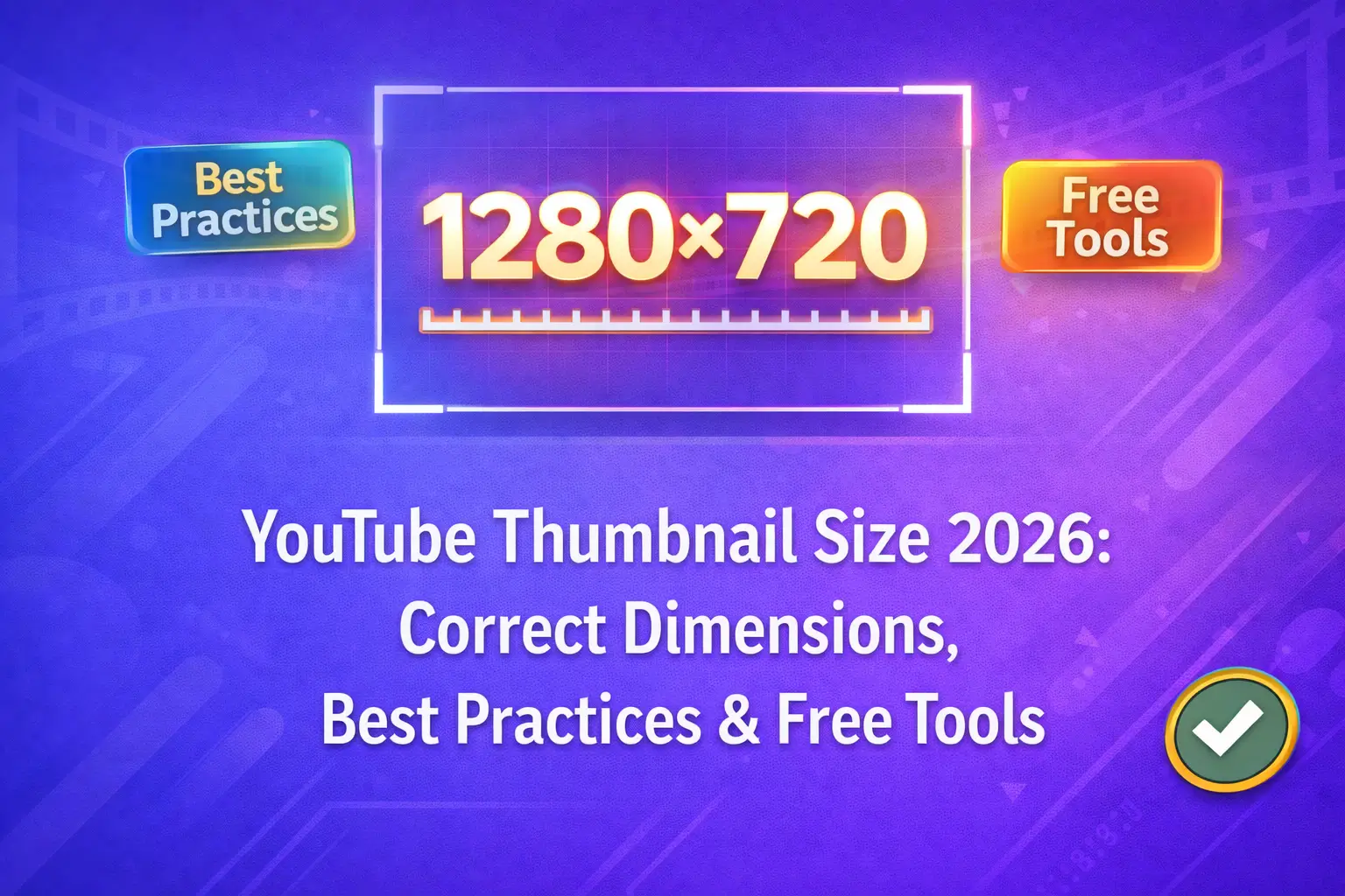 YouTube Thumbnail Size 2026 Correct Dimensions, Best Practices & Free Tools